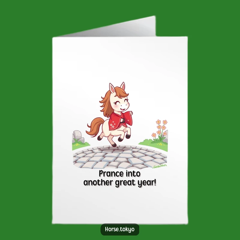 Free Printable Joyful Horse Birthday Card - Funny Festive Downloadable