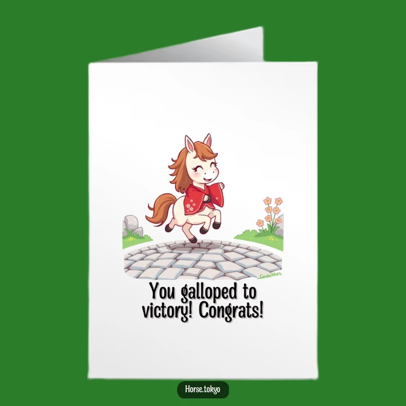Free Printable Horse Congrats Card - Funny Celebratory Downloadable