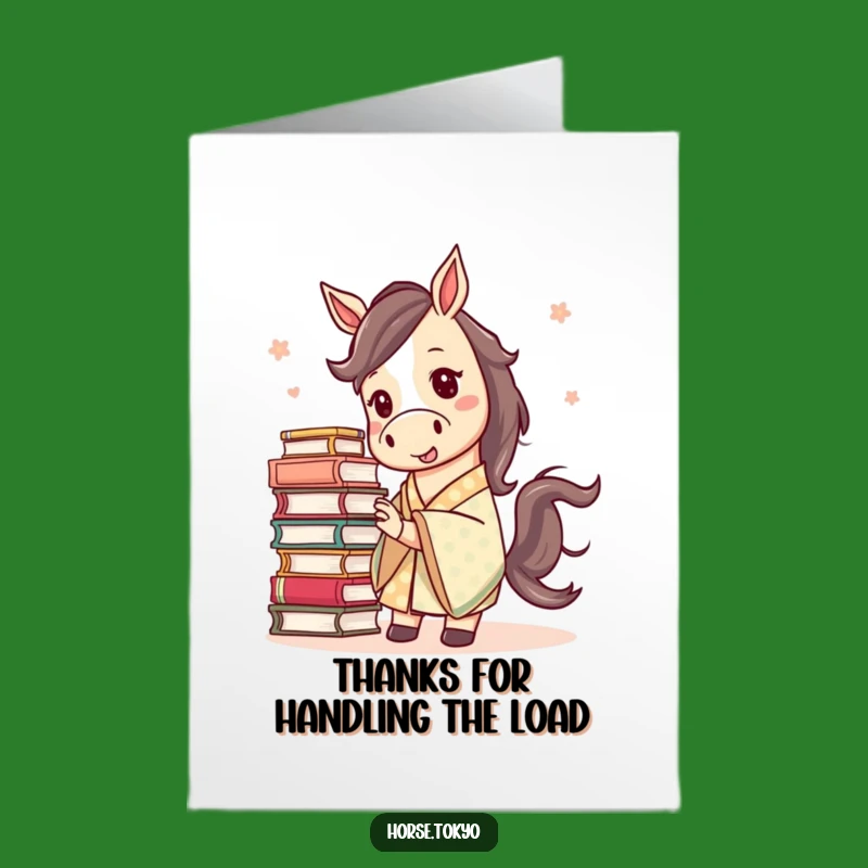 Free Printable Horse Thank You Card - Funny Effort Downloadable