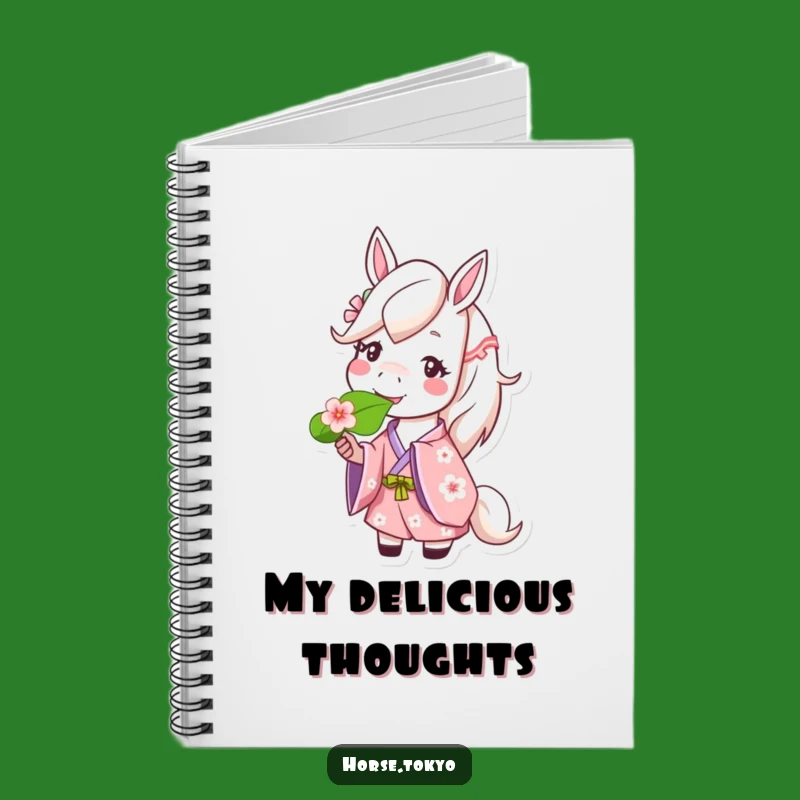 Funny Cherry Blossom Horse Notebook: Journal Your Happiness Gift